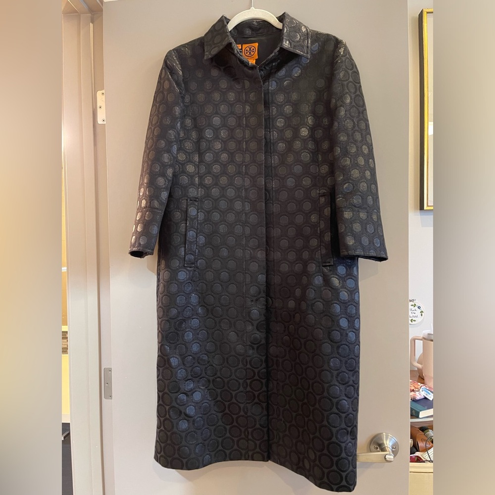Tory Burch Black Textured Jacket